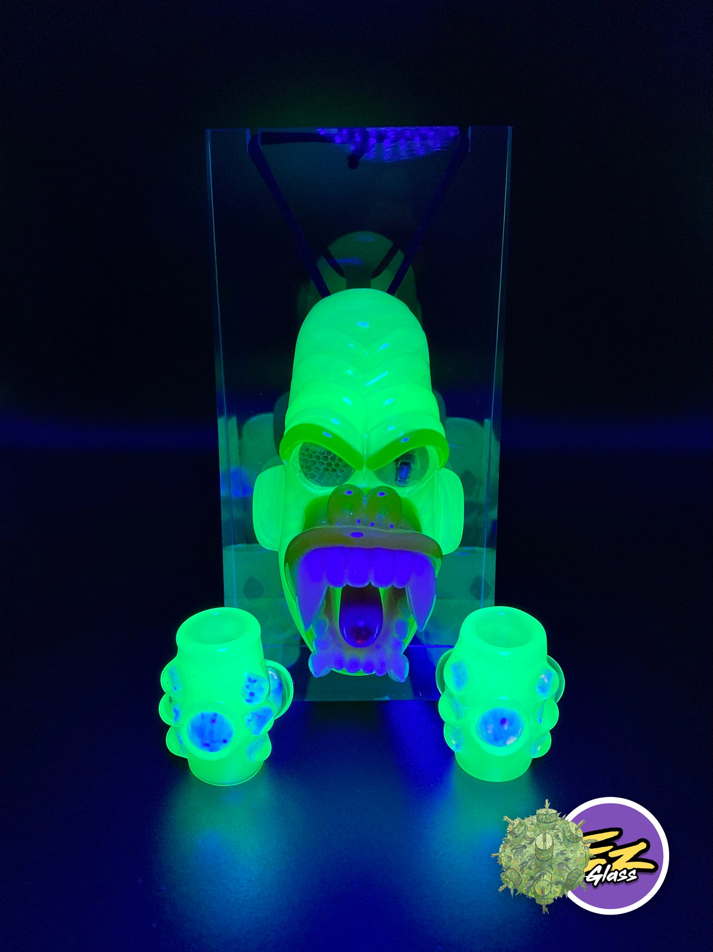 Firefly | Open Mouth Gorilla Pendant Set
