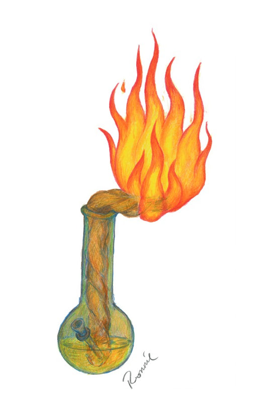 Molotov Pipe | 329mm x 483mm Print